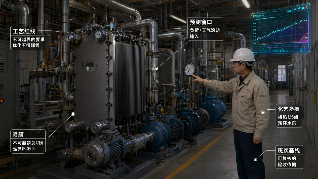 精细化工园区空压站:换热机组与循环水泵的运行实况