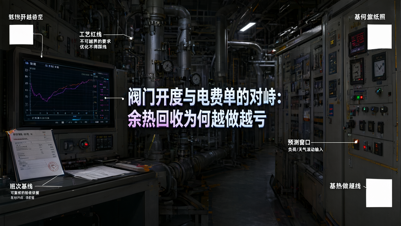 阀门开度与电费单的对峙:余热回收为何越做越亏